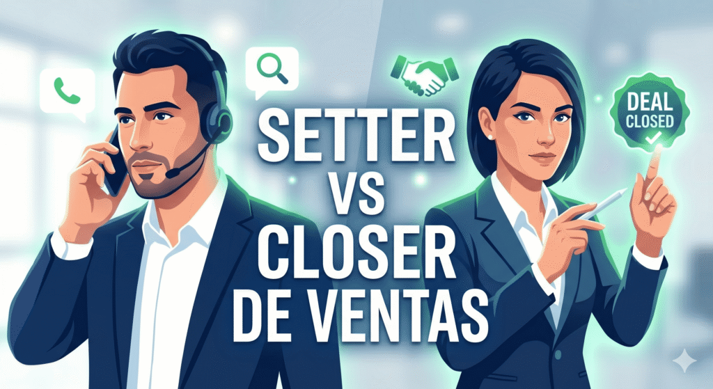 setter vs closer diferencias