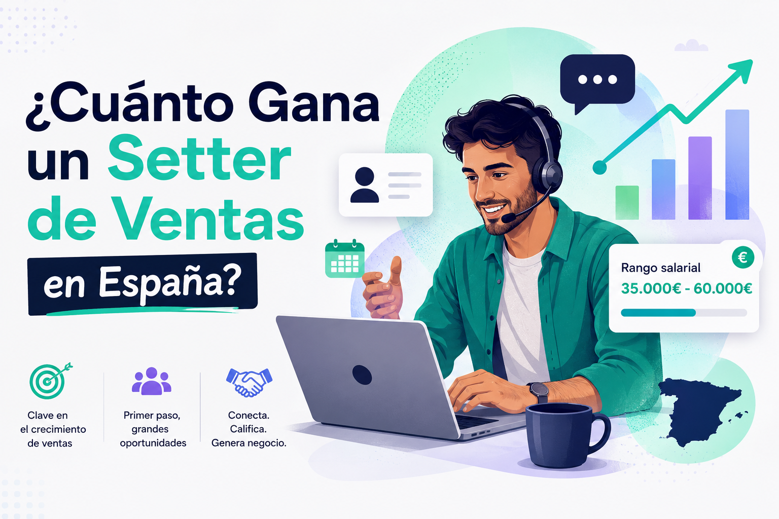 cuanto gana un setter de ventas