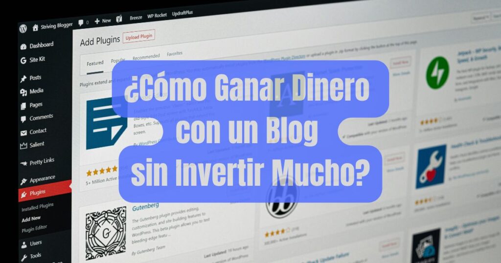 como ganar dinero con un blog